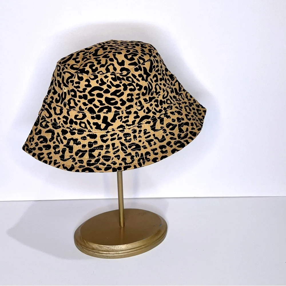 Leopard Animal Print Bucket Hat One Size - Picture 1 of 5
